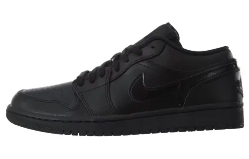 Jordan 1 Low Black Black Noir