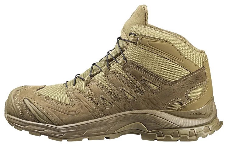 SALOMON XA Forces Mid Textile, Leather Comfortable Slip Resistant Abrasion Resistant High top Outdoor Shoes Unisex