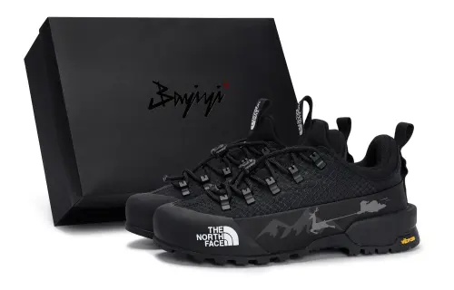 THE NORTH FACE GLENCLYFFE High Speed Deer Slip Resistant Slip Resistant Low top Hiking Shoes Unisex Black