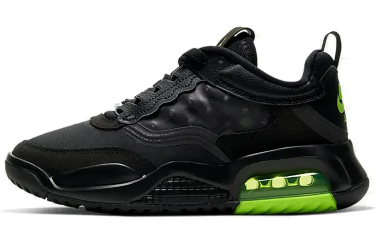 Air Jordan Max 200 Black 'Black Green' Gs
