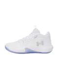 Under Armour Lockdown 7 Breathable Lightweight Breathable And Lightweight Mid top Basketball Shoes Unisex White Purple