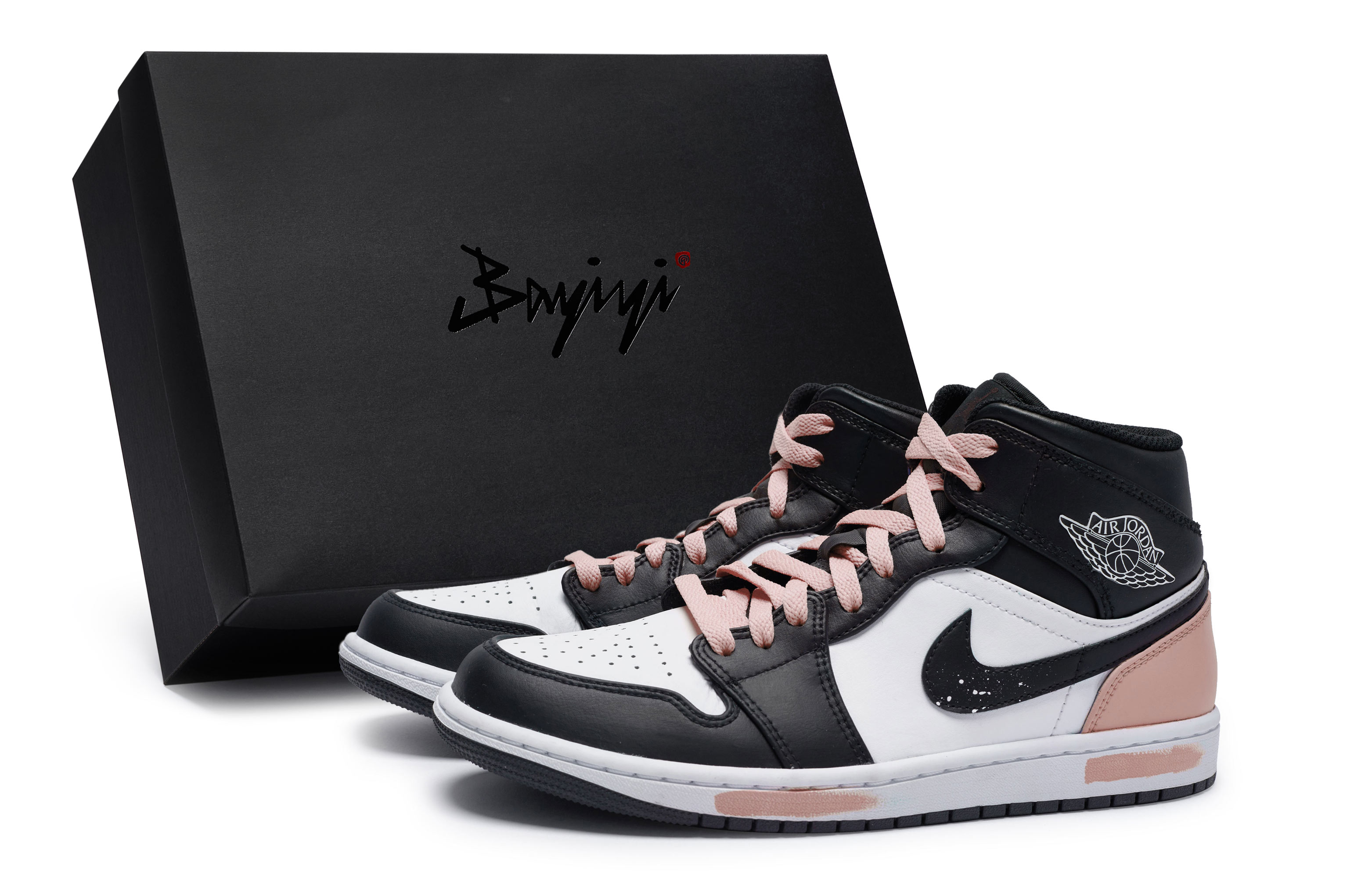 Jordan Air Jordan 1 811 Manufacturing, Jiyue Breeze Flesh Pink, Special Shoe Box