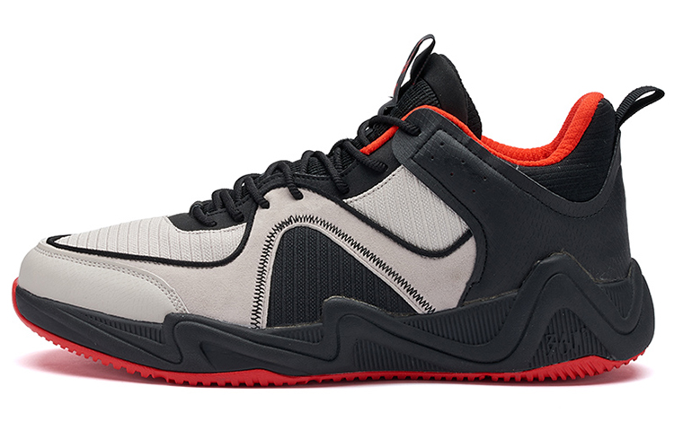 361° Brave General Basketball Shoes Men’s Low Top Black/Red