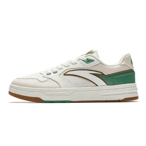 Anta Street Rebel 3 Coverage Slip Resistant Low top Skateboard Shoes Men's White Cyan