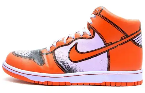Nike Dunk High 1 Piece Premium Lilac Ice Deep Orange
