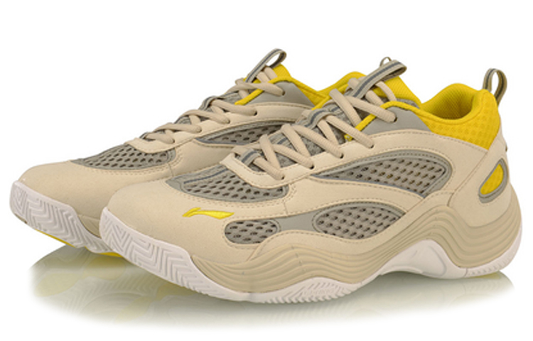 Li Ning XinSheng Synthetic Leather, Textile Casual Breathable And Lightweight Low top Vintage Basketball Shoes Men’s