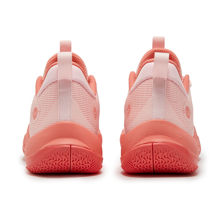 361° DVD Team2.0 SE Red Coral Cushioning Slip Resistant Abrasion Resistant Low top Basketball Shoes Men’s Heart Pink