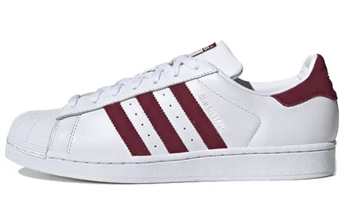 Superstar Adidas Originals 'White Collegiate Burgundy'