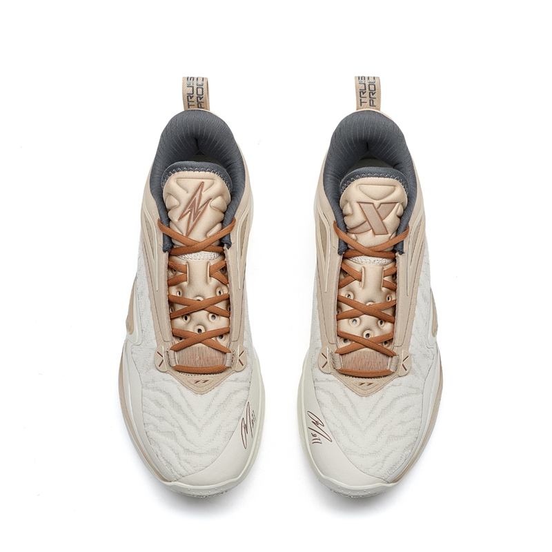 XTEP Zhang Zhenlin 1st Generation Game Ready Slip Resistant Abrasion Resistant Low top Basketball Shoes Men’s
