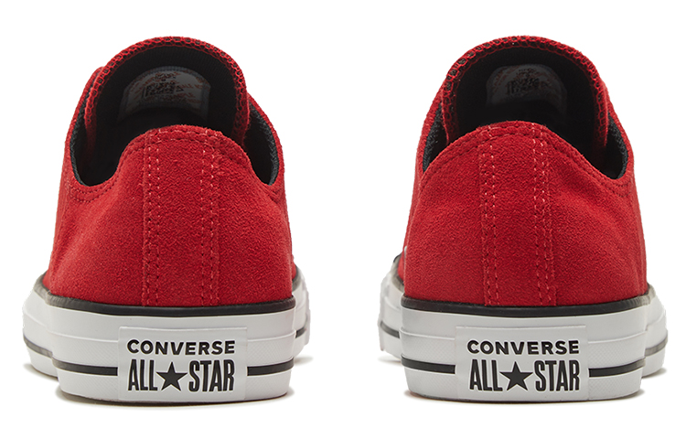 Кеды Converse Chuck Taylor All Star (красно-белые) — Красный / белый — фото 5