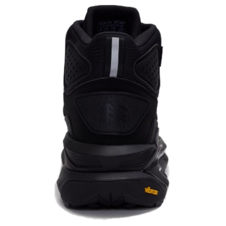 KOLON SPORT Waterproof And Breathable High top Hiking Shoes Unisex Black