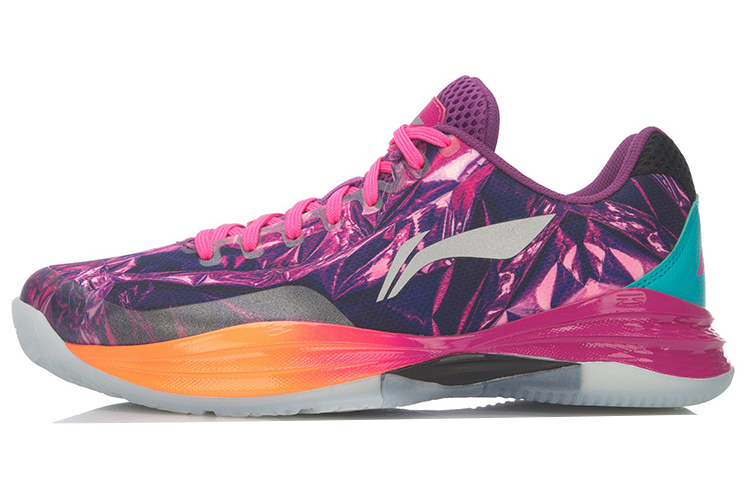 Li Ning Night Stalker Comfortable Textile, TPU Cushioning Slip Resistant Abrasion Resistant Breathable Coverage Low top