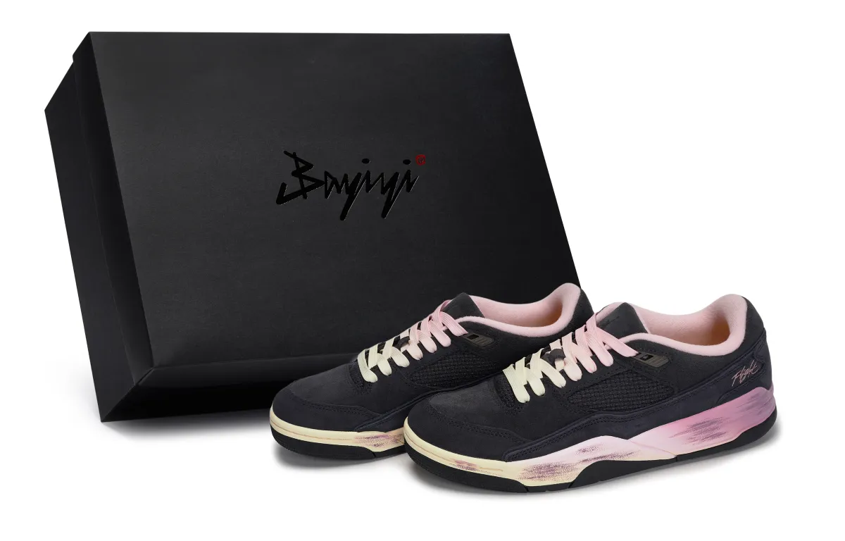 Jordan FLIGHT COURT 811 Manufacturing, Dawn Glow Shimmer, Special Shoe Box Breathable Low top