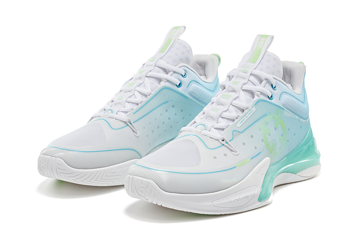 RIGORER Stopgo 2.0 Low top Basketball Shoes Men’s White Blue