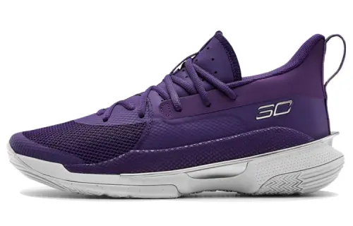 Under Armour Curry 7 Team Purple White