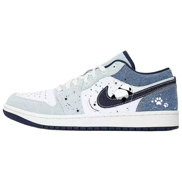 Jordan Air Jordan 1 Vintage Basketball Shoes Men’s Low Top White/Blue