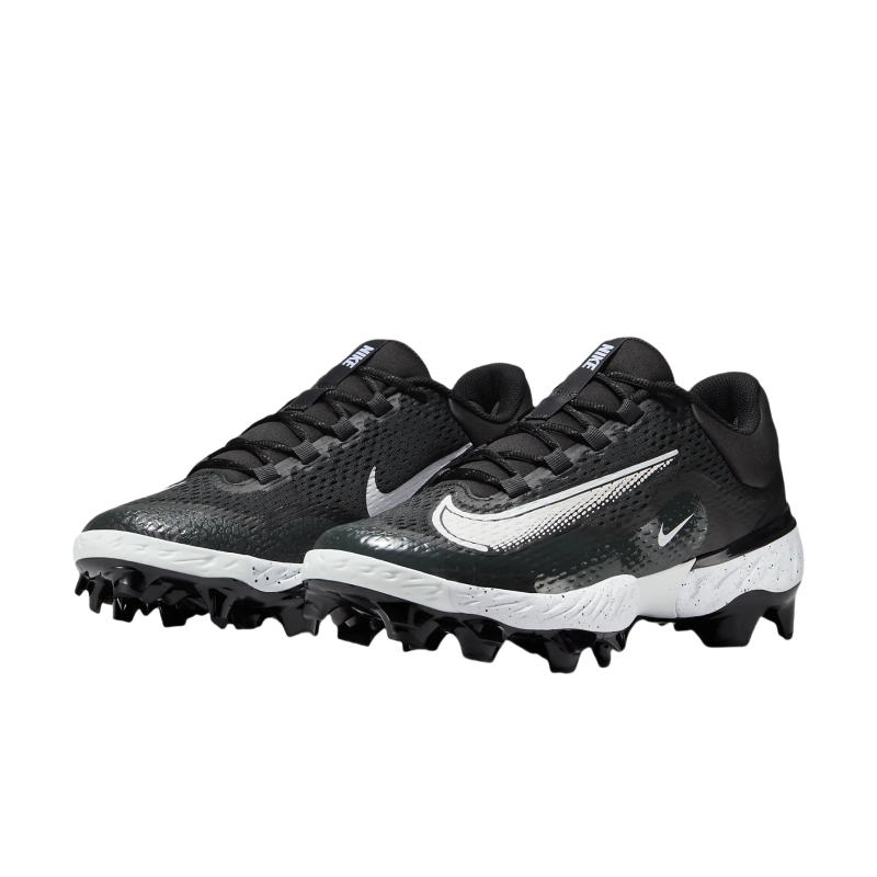 Nike Alpha Huarache Elite 4 Low Mcs Black Dark Smoke Grey White