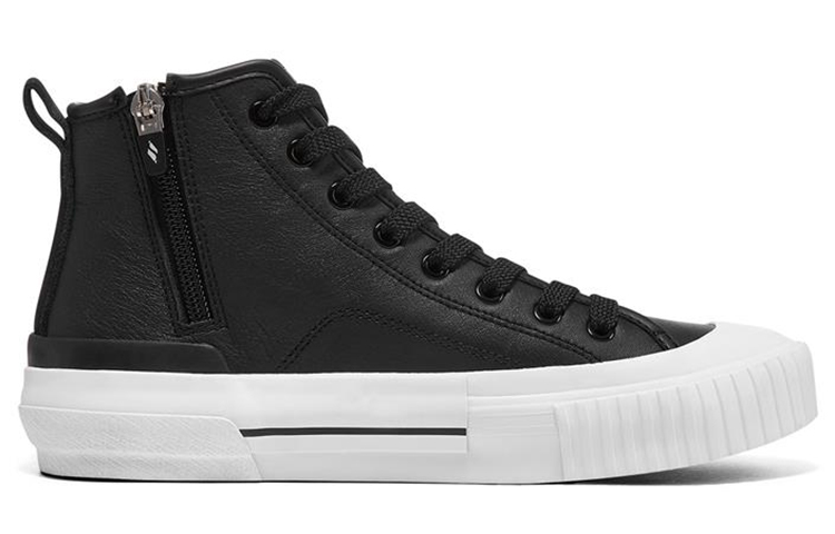 Женские кеды Skechers New Moon (черно-белый) — Чёрный / белый — фото 2