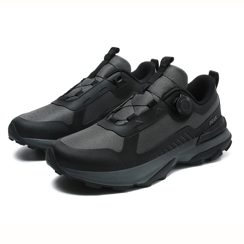 PEAK Taichi 7.0 Cushioning Slip Resistant Abrasion Resistant Low top Training Shoes Men’s Magnet Gray Black