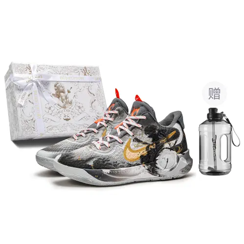 Nike KD Trey 5 IX Da Vinci Custom, Box, 'The Great Rebellion In Heaven' Cushioning Slip Resistant