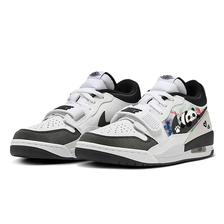 Jordan Legacy 312 Vintage Basketball Shoes Men’s Mid Top Black/White