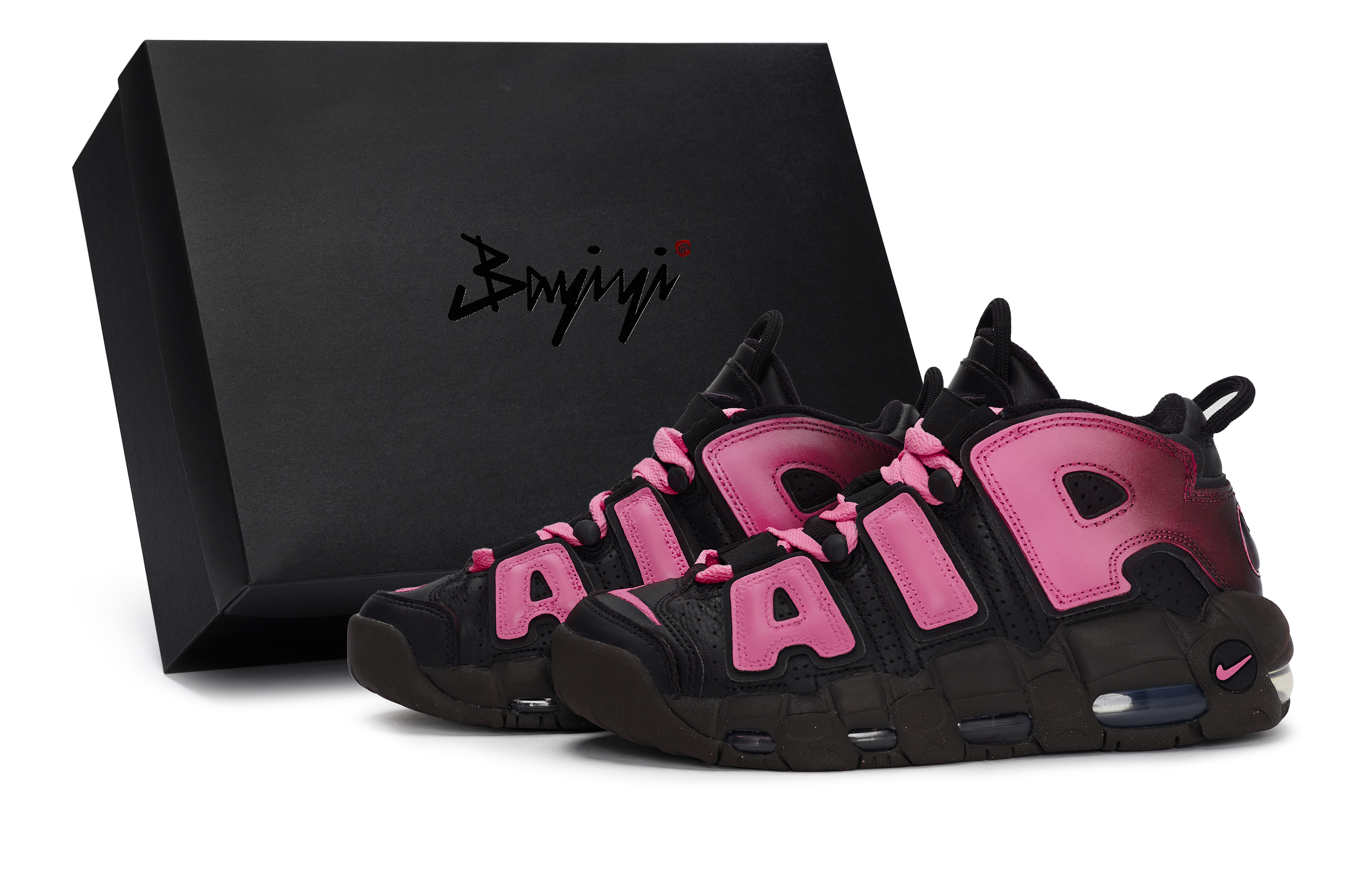 Nike Air More Uptempo Slip Resistant Slip Resistant Mid top Vintage Basketball Shoes Women’s