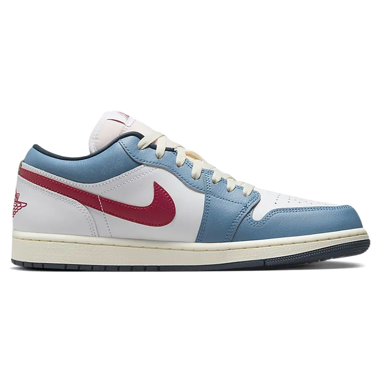 Jordan Air Jordan 1 Vintage Basketball Shoes Men’s Low Top White/Blue