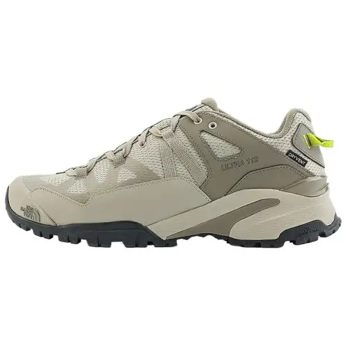 THE NORTH FACE Ultra 112 Soft And Comfortable Slip Resistant Abrasion Resistant Low top Hiking Shoes Men's Gray