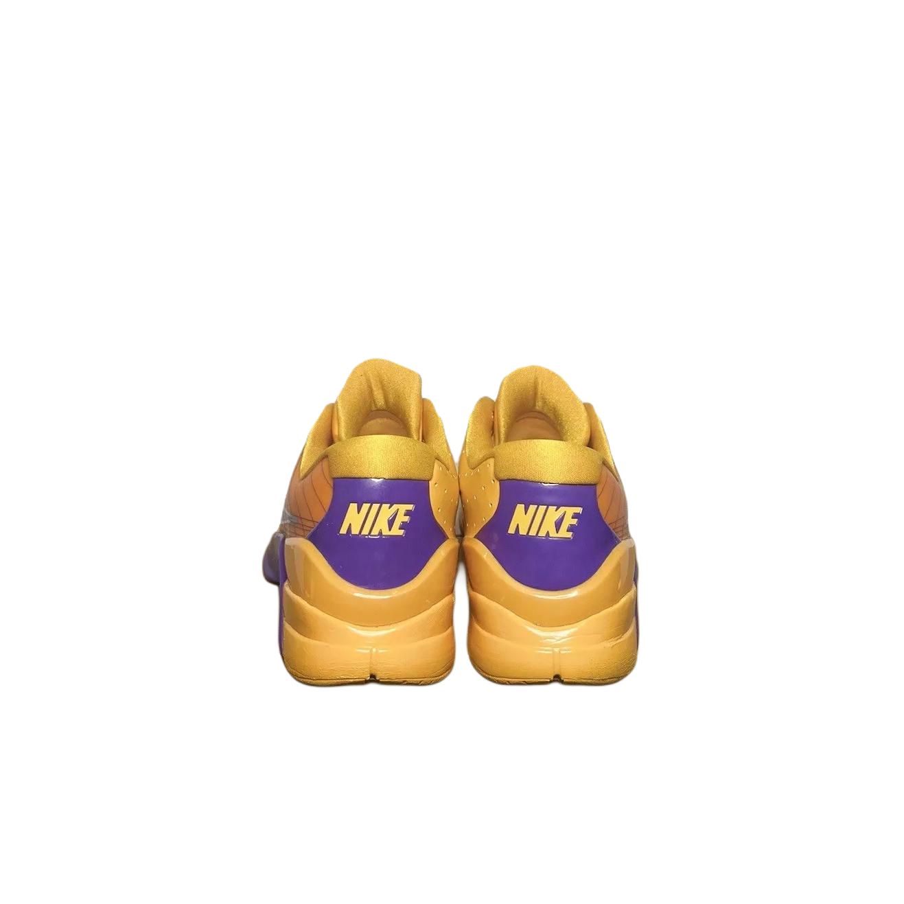 Кроссовки Nike Hyperdunk Low (желто-фиолетовые) — фото 4