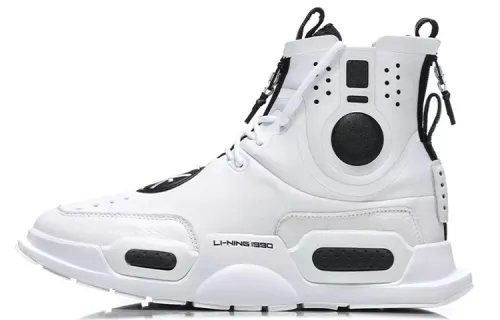 Li Ning Reburn New York Fashion Week Runway Cushioning Slip Resistant Cushioning Slip Resistant High top