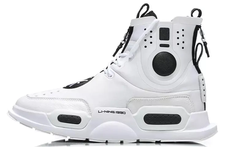Li Ning Reburn New York Fashion Week Runway Cushioning Slip Resistant Cushioning Slip Resistant High top