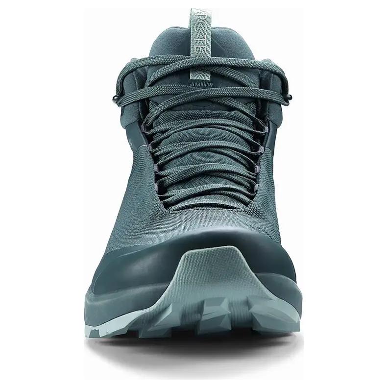 Arc’teryx Aerios FL Slip Resistant Abrasion Resistant Mid top Hiking Shoes Women’s Black Cyan