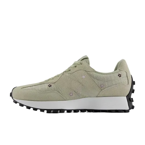 327 Wmns New Balance 'Olive Floral Embroidery' Women's