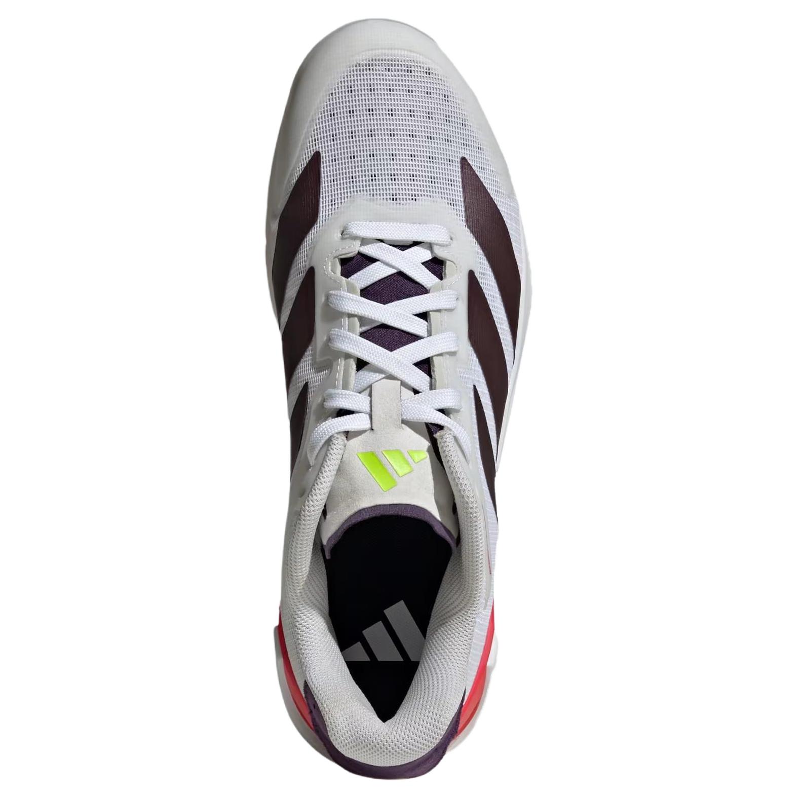 Adidas Adizero Abrasion Resistant Low top Training Shoes Men’s White Purple Pink