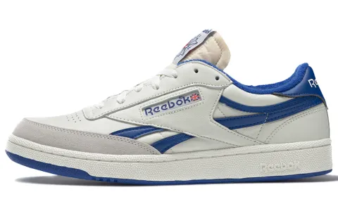 Reebok Club C Low top Skateboard Shoes Unisex White Gray Blue