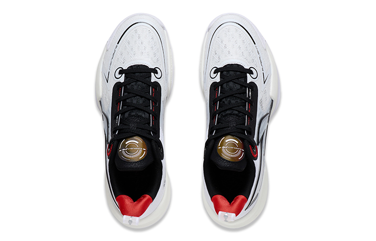 Li Ning Super Light V2 Basketball Shoes Men’s Low Top White/Black/Red