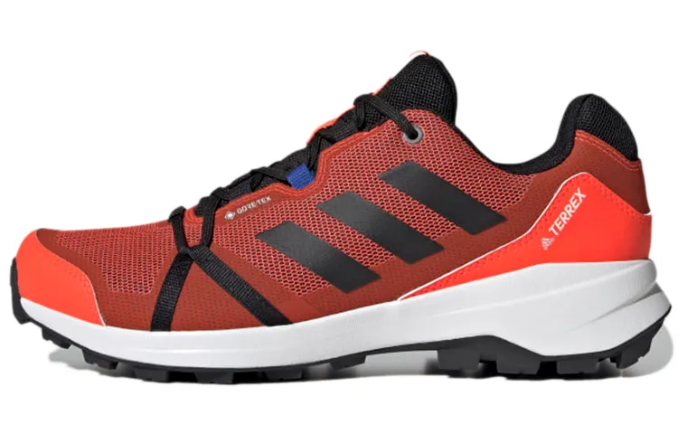 Adidas Terrex Skyhiker Gore Te Fabric Outdoor Abrasion Resistant Breathable Low top Hiking Shoes Unisex Red Black