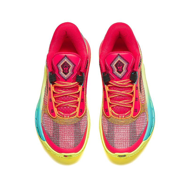Anta Shock Wave 6 Cushioning Slip Resistant Cushioning Slip Resistant Low top Basketball Shoes Women’s Red Yellow