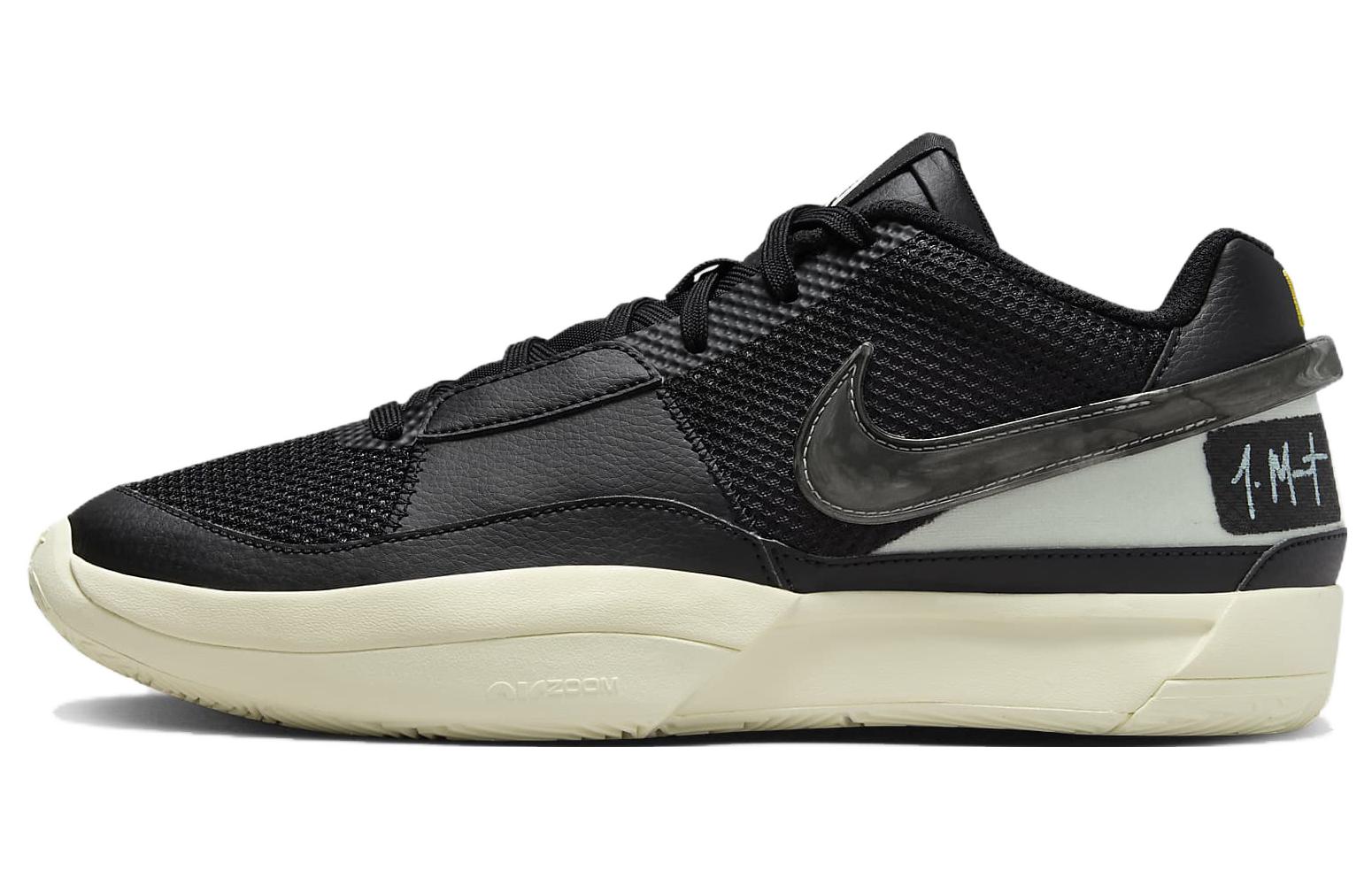 Nike Ja 1 Morant Generation EP Round Toe Comfortable Low-top Basketball Shoes Unisex Black