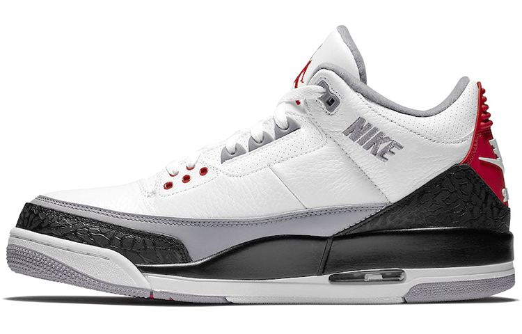 Мужские кроссовки Jordan Air Jordan 3 retro nrg jth tinker hatfield (бело-серые)