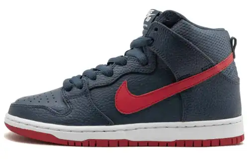 Nike Sb Dunk High Squadron Blue University Red