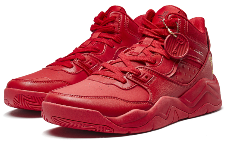 XTEP Cushioning Slip Resistant Abrasion Resistant Cushioning Slip Resistant Abrasion Resistant Mid top Basketball Shoes