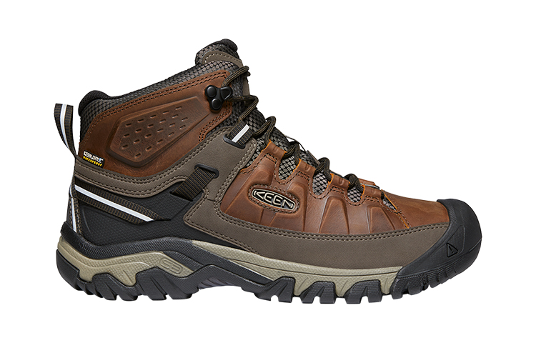 Keen Targhee 3 MID WP Slip Resistant Mid top Outdoor Shoes Mountaineering Hiking Shoes Men’s Brown