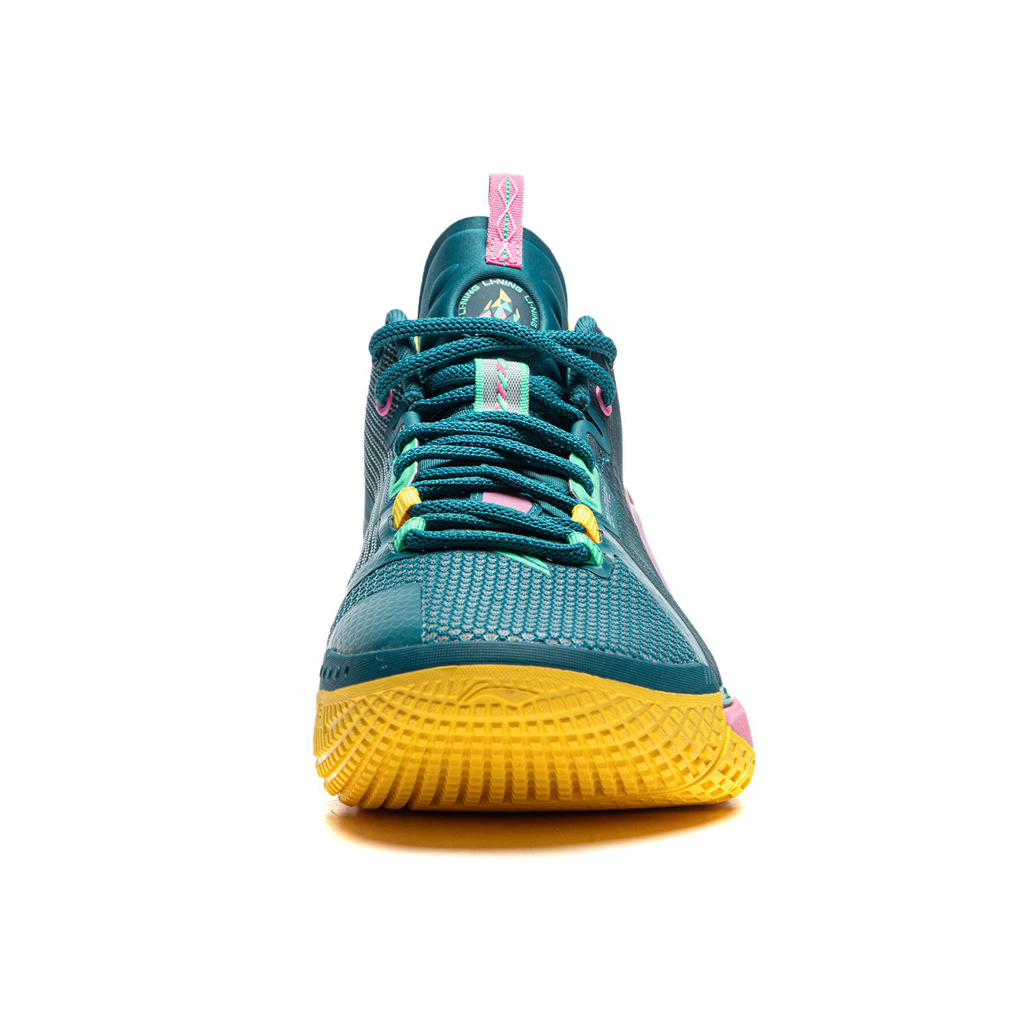 Li Ning BadFive 4 Cushioning Abrasion Resistant Breathable Mid top Basketball Shoes Men’s Green