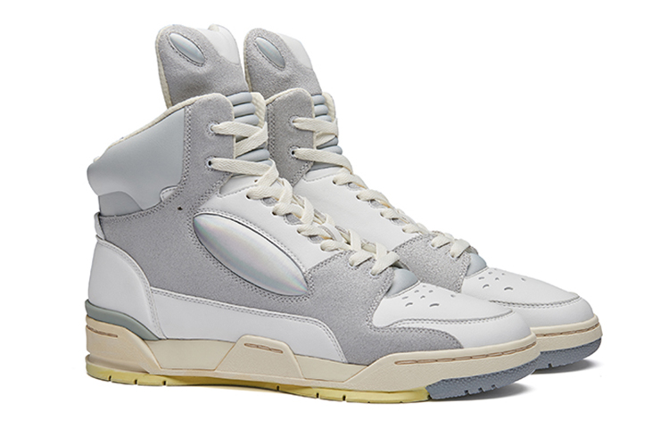 EQLZ EQUALIZER Abrasion Resistant Breathable Coverage Support High top Vintage Basketball Shoes Unisex Gray White