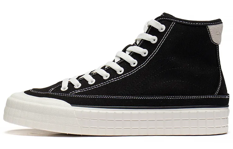 Li Ning High top Canvas Shoes Men's Black