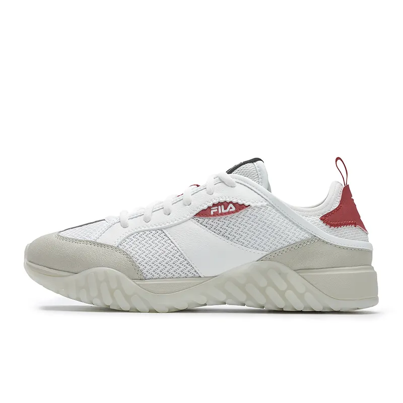 FILA DUNE FLOW Sandals Cushioning, Wear Resistant Low top Skateboard Shoes Women's White