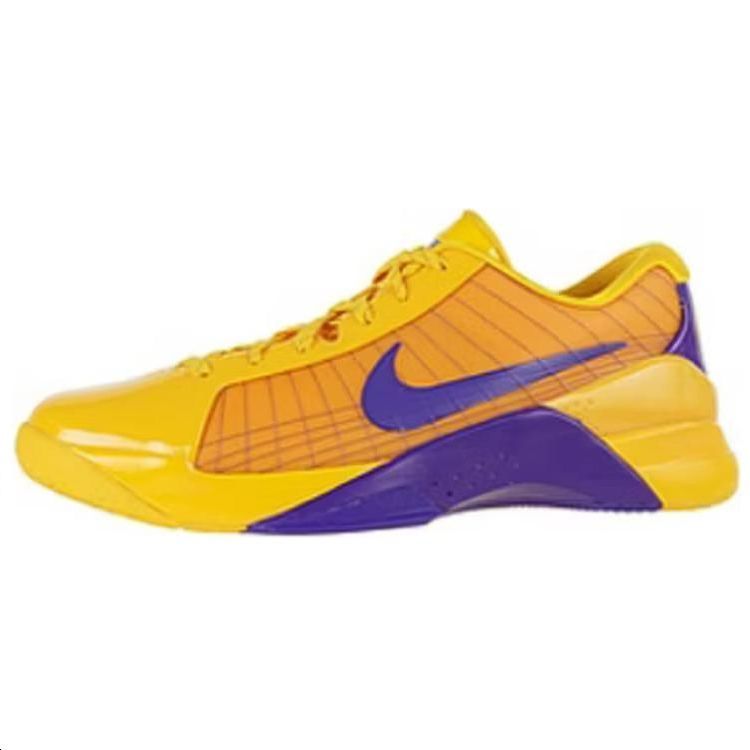 Кроссовки Nike Hyperdunk Low (желто-фиолетовые)