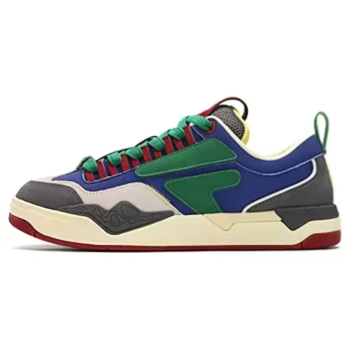 FACETASM x FILA FUSION Cushioning Abrasion Resistant Cushioning, Wear Resistant Low top Skateboard Shoes Unisex