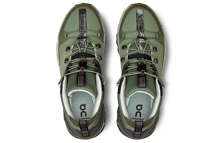 On Cloudtra Cushioning Slip Resistant Cushioning Slip Resistant Mid top Hiking Shoes Women’s Black Gray